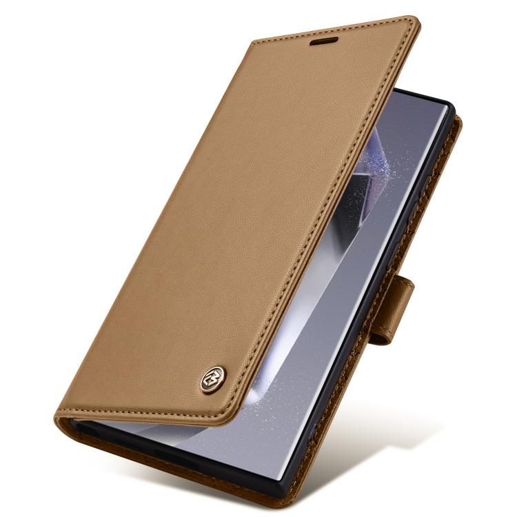 For Samsung Galaxy S24 Ultra 5G Forwenw F6 Series RFID Leather Phone Case