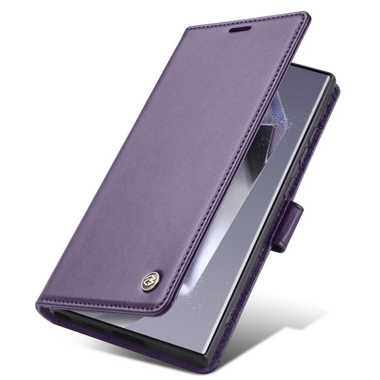 For Samsung Galaxy S24 Ultra 5G Forwenw F6 Series RFID Leather Phone Case