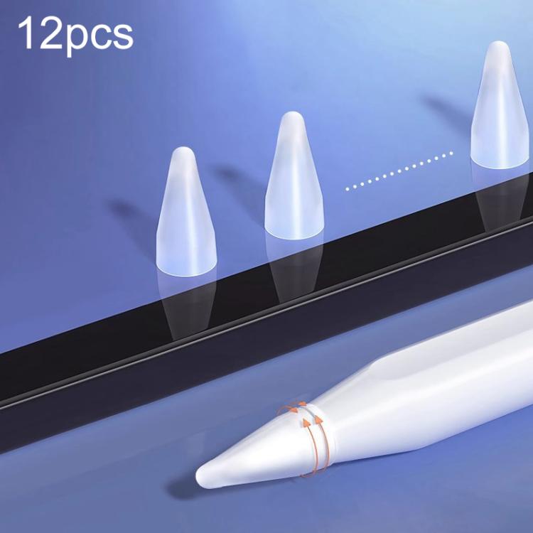 For Apple Pencil Series NC001 Extended Silent Non-Slip Silicone Stylus Pen Tip Cover