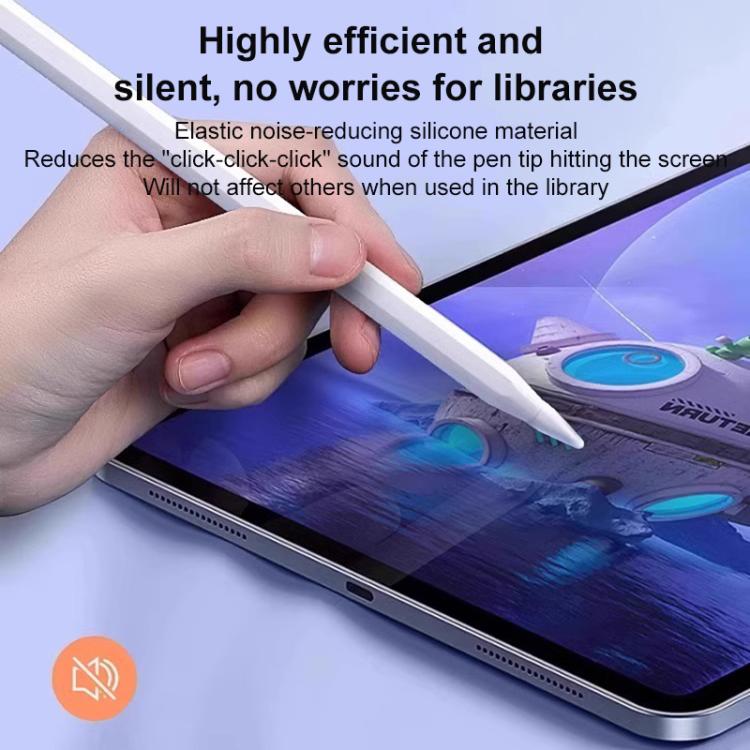 For Apple Pencil Series NC001 Extended Silent Non-Slip Silicone Stylus Pen Tip Cover