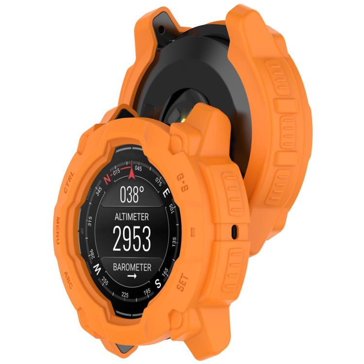 For Garmin Instinct 3 AMOLED / Solar 45mm Armor Hollow Watch Protective Case