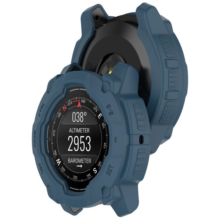 For Garmin Instinct 3 AMOLED / Solar 45mm Armor Hollow Watch Protective Case