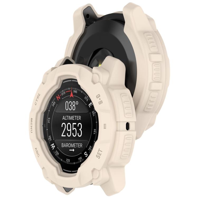For Garmin Instinct 3 AMOLED / Solar 50mm Armor Hollow Watch Protective Case