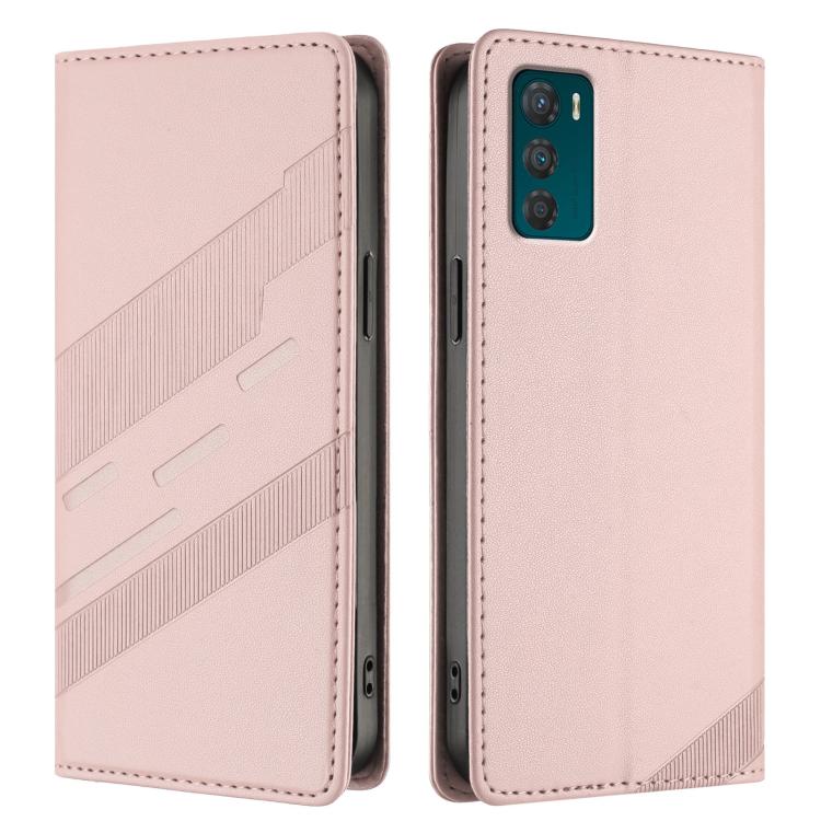 For Motorola Moto G42 Embossed Multi-functional Wallet Retro Leather Phone Case