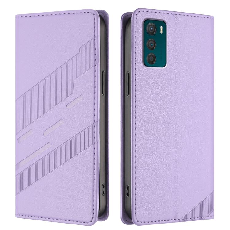 For Motorola Moto G42 Embossed Multi-functional Wallet Retro Leather Phone Case