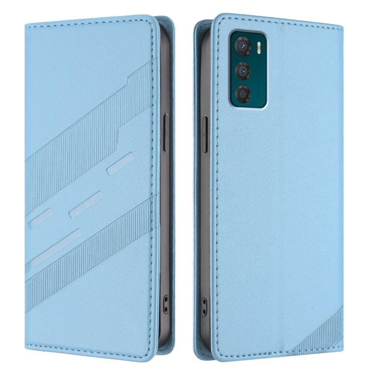 For Motorola Moto G42 Embossed Multi-functional Wallet Retro Leather Phone Case