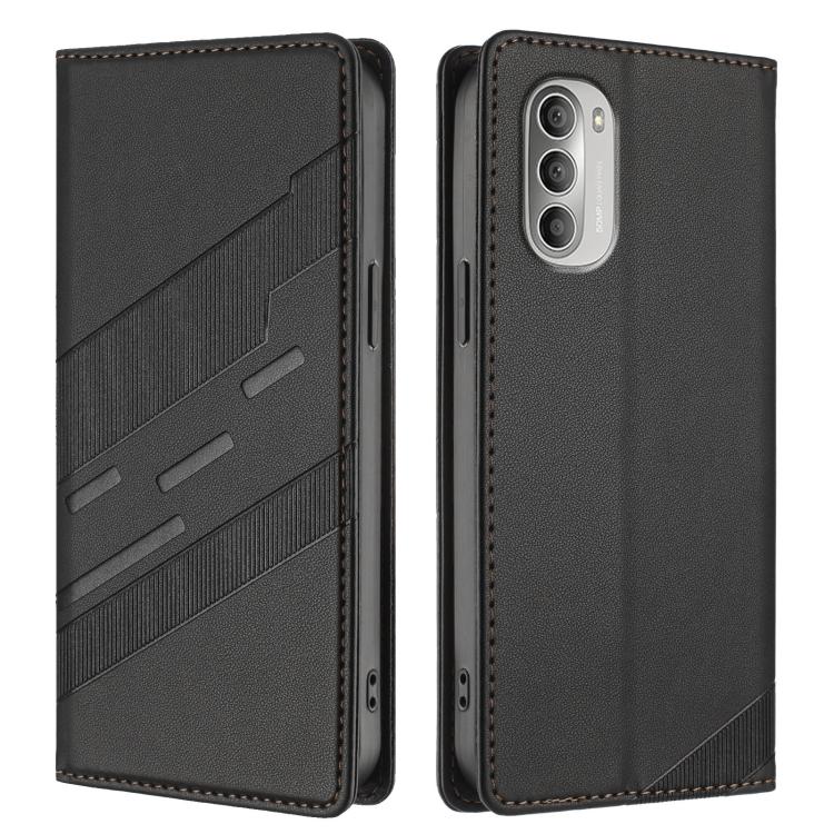 For Motorola Moto G51 5G Embossed Multi-functional Wallet Retro Leather Phone Case