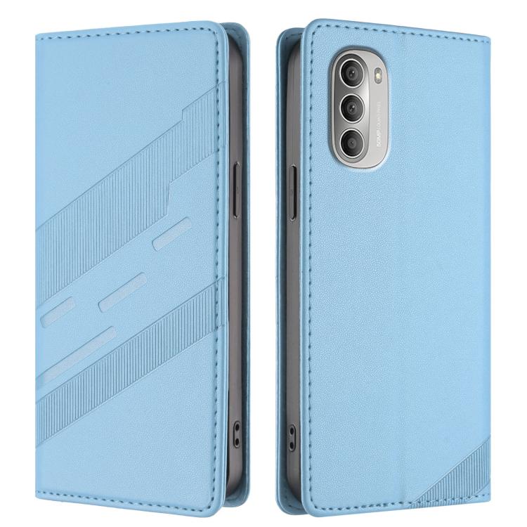 For Motorola Moto G51 5G Embossed Multi-functional Wallet Retro Leather Phone Case