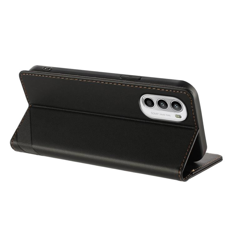 For Motorola Moto G52 Embossed Multi-functional Wallet Retro Leather Phone Case