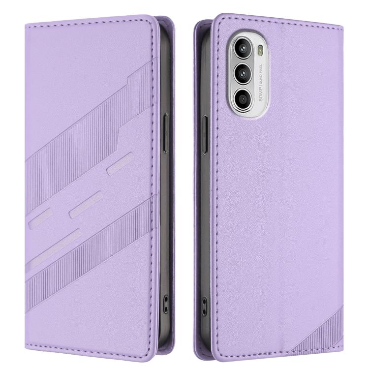 For Motorola Moto G52 Embossed Multi-functional Wallet Retro Leather Phone Case