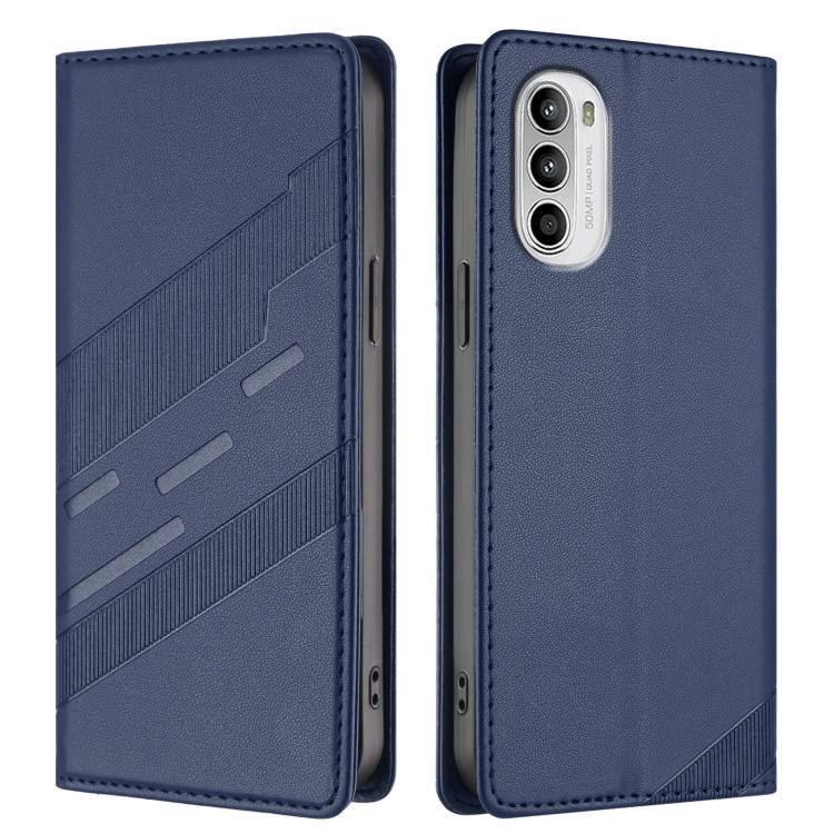 For Motorola Moto G52 Embossed Multi-functional Wallet Retro Leather Phone Case