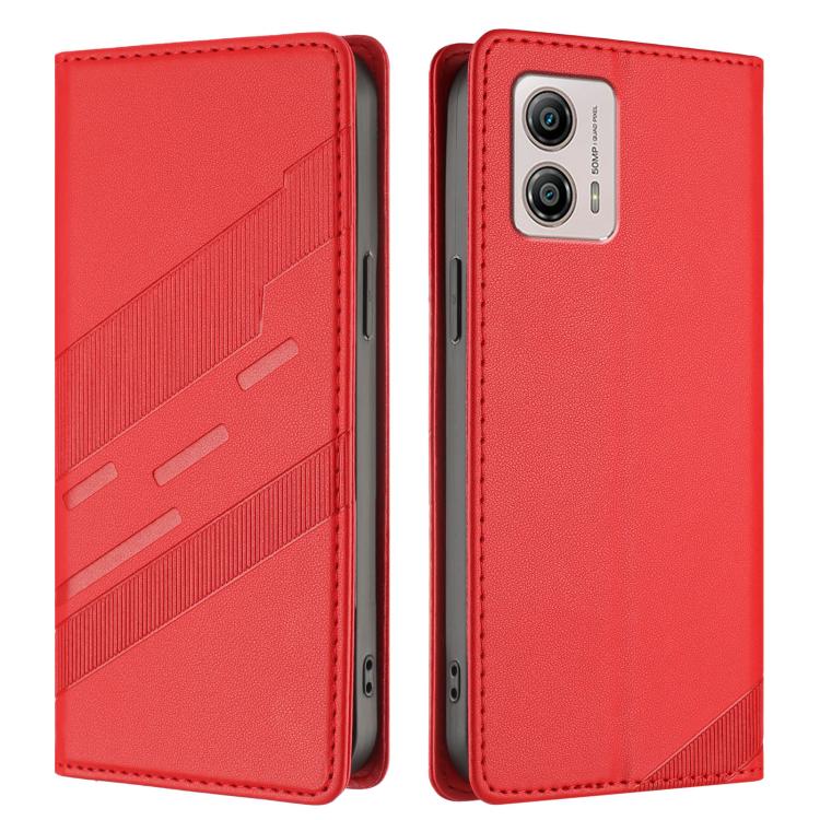 For Motorola Moto G53 Embossed Multi-functional Wallet Retro Leather Phone Case