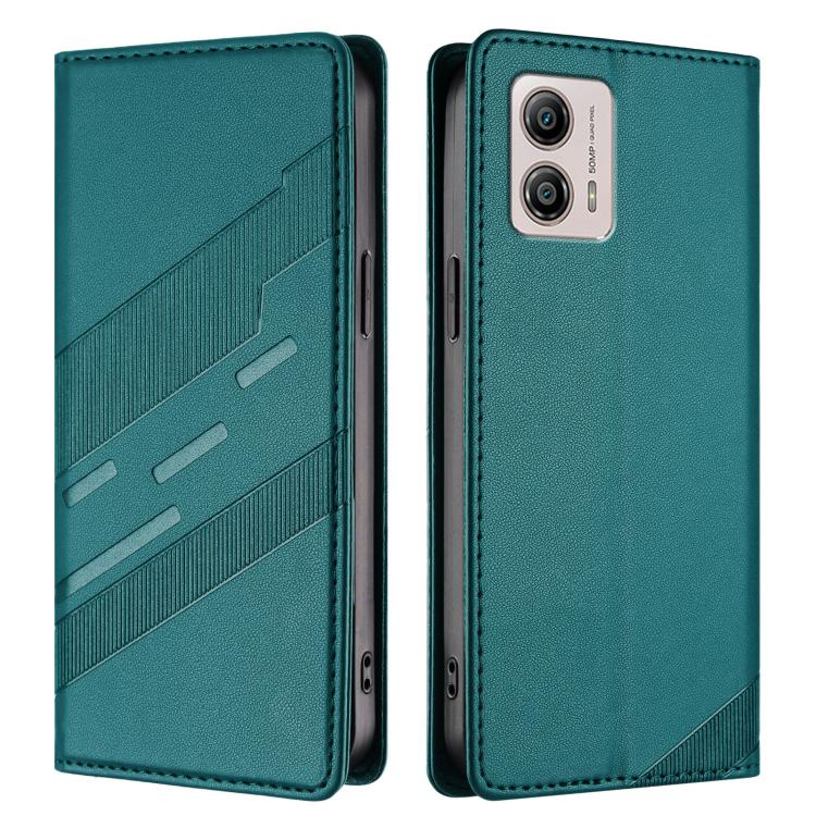 For Motorola Moto G53 Embossed Multi-functional Wallet Retro Leather Phone Case