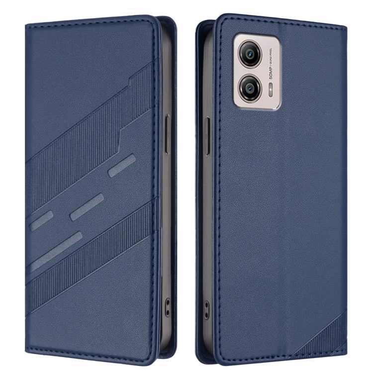 For Motorola Moto G53 Embossed Multi-functional Wallet Retro Leather Phone Case