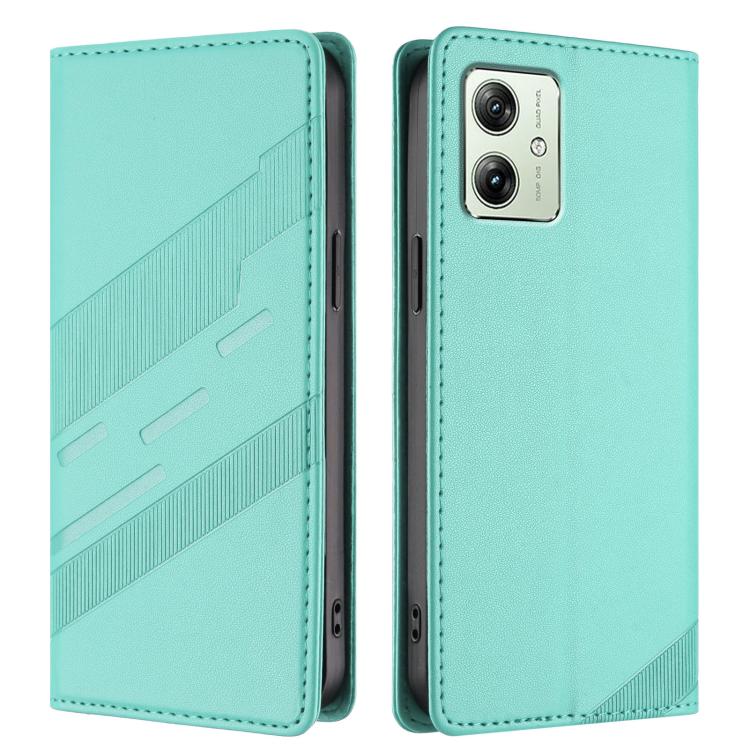 For Motorola Moto G54 Power Embossed Multi-functional Wallet Retro Leather Phone Case