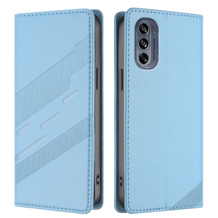 For Motorola Moto G62 Embossed Multi-functional Wallet Retro Leather Phone Case