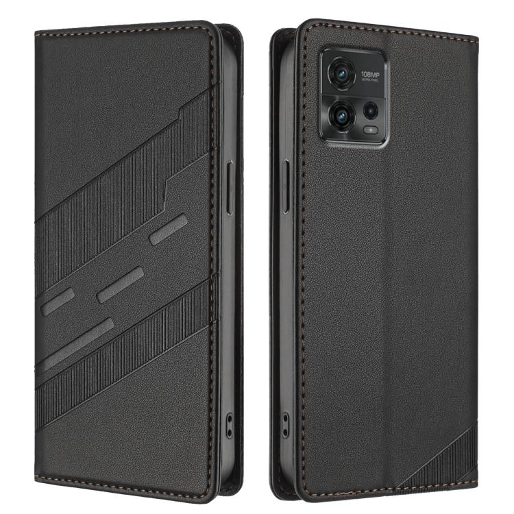 For Motorola Moto G72 Embossed Multi-functional Wallet Retro Leather Phone Case