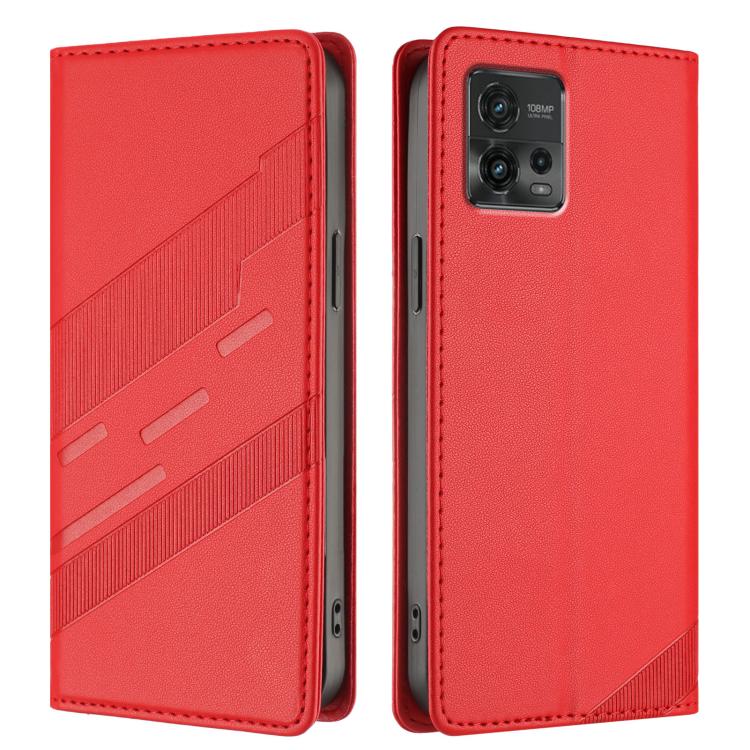 For Motorola Moto G72 Embossed Multi-functional Wallet Retro Leather Phone Case