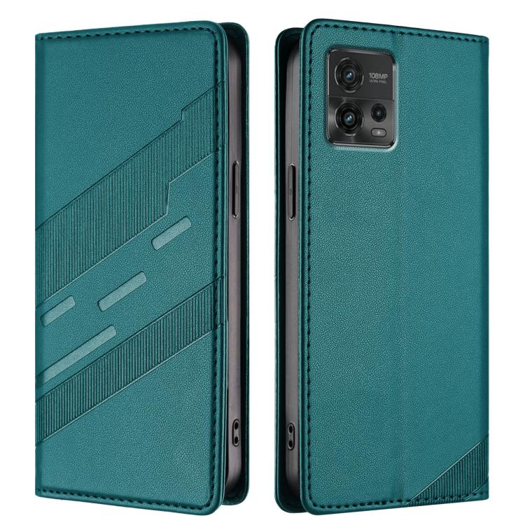 For Motorola Moto G72 Embossed Multi-functional Wallet Retro Leather Phone Case