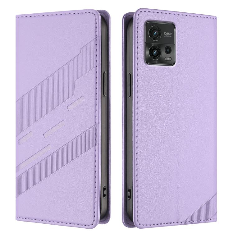 For Motorola Moto G72 Embossed Multi-functional Wallet Retro Leather Phone Case