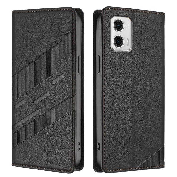 For Motorola Moto G73 Embossed Multi-functional Wallet Retro Leather Phone Case