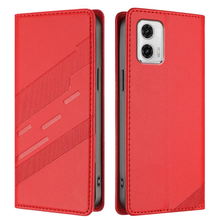For Motorola Moto G73 Embossed Multi-functional Wallet Retro Leather Phone Case