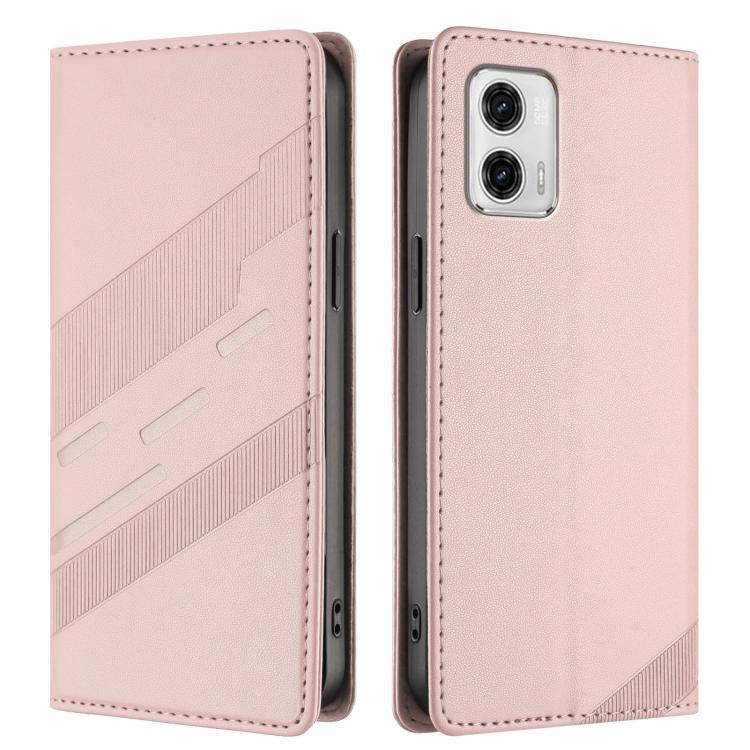 For Motorola Moto G73 Embossed Multi-functional Wallet Retro Leather Phone Case