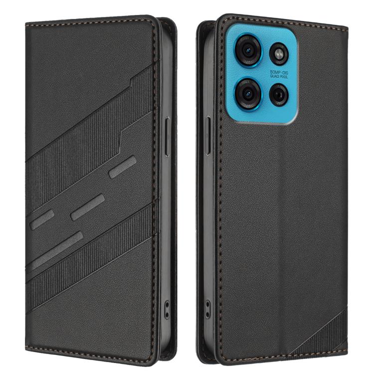 For Motorola Moto G75 Embossed Multi-functional Wallet Retro Leather Phone Case