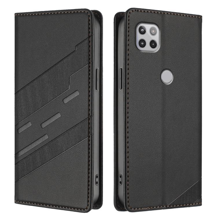For Motorola One 5G Ace Embossed Multi-functional Wallet Retro Leather Phone Case