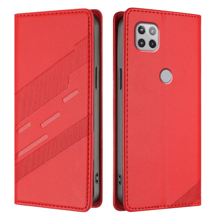 For Motorola One 5G Ace Embossed Multi-functional Wallet Retro Leather Phone Case