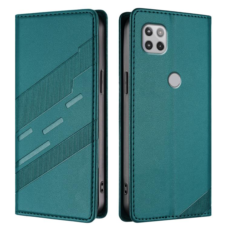 For Motorola One 5G Ace Embossed Multi-functional Wallet Retro Leather Phone Case