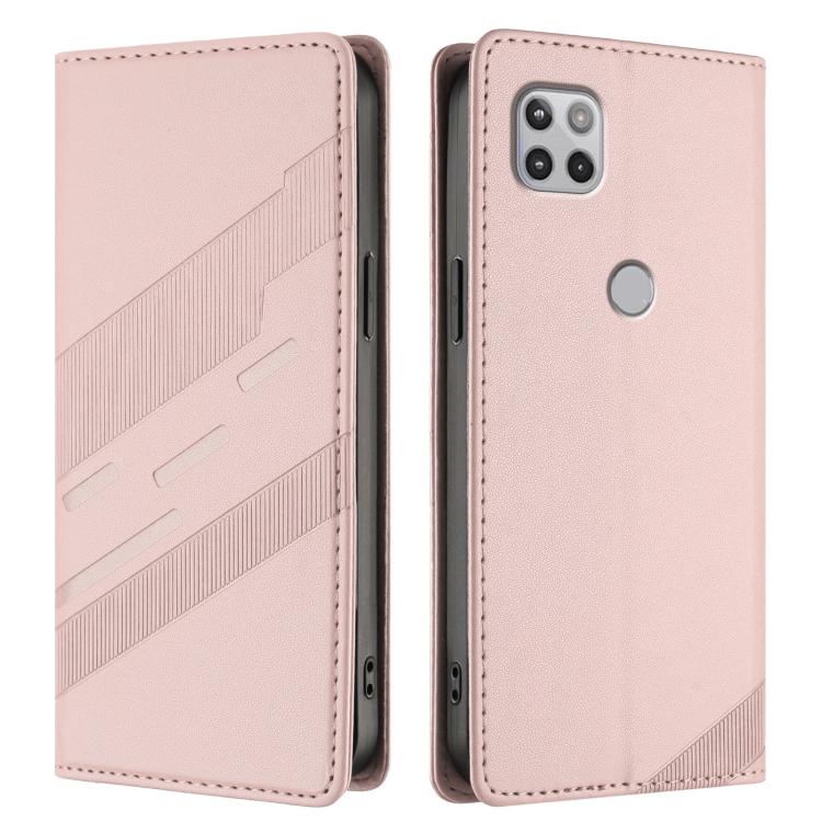 For Motorola One 5G Ace Embossed Multi-functional Wallet Retro Leather Phone Case