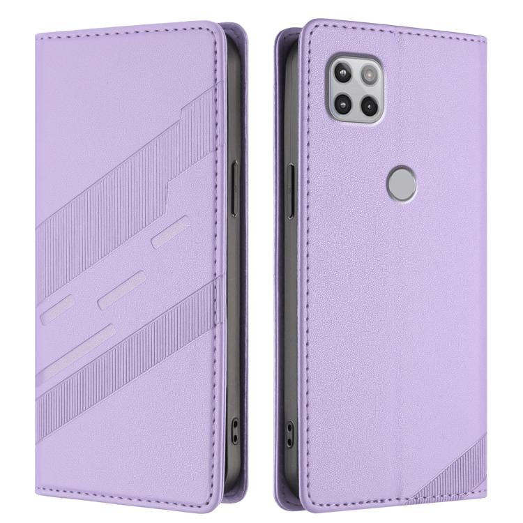For Motorola One 5G Ace Embossed Multi-functional Wallet Retro Leather Phone Case