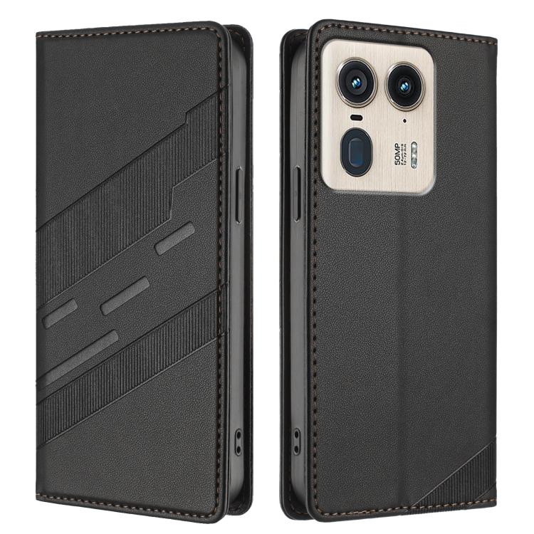 For Motorola Moto X50 Ultra Embossed Multi-functional Wallet Retro Leather Phone Case