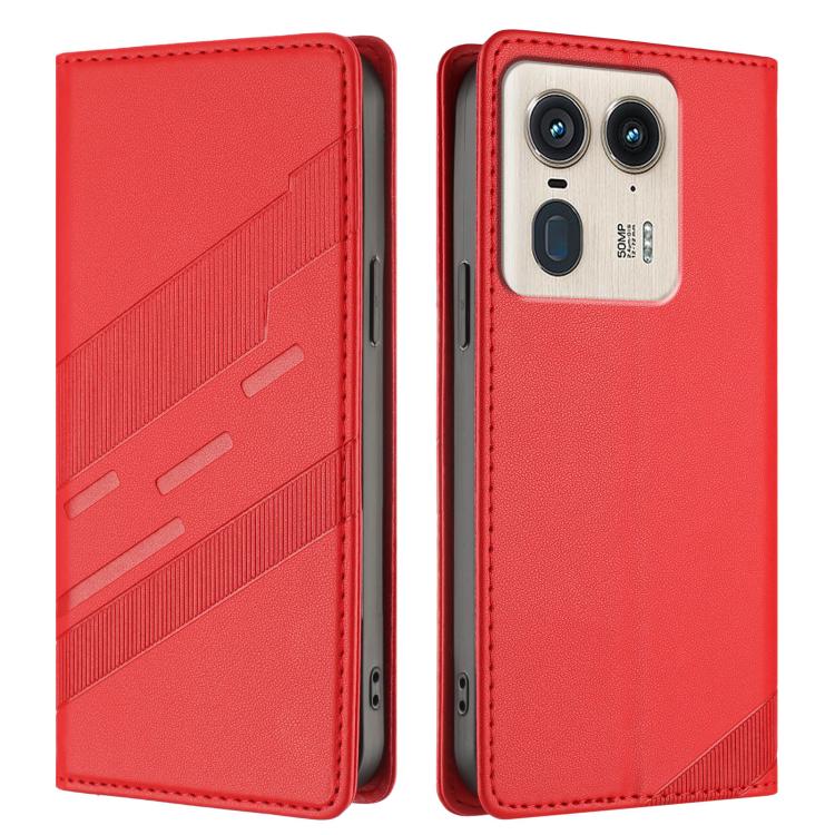 For Motorola Moto X50 Ultra Embossed Multi-functional Wallet Retro Leather Phone Case