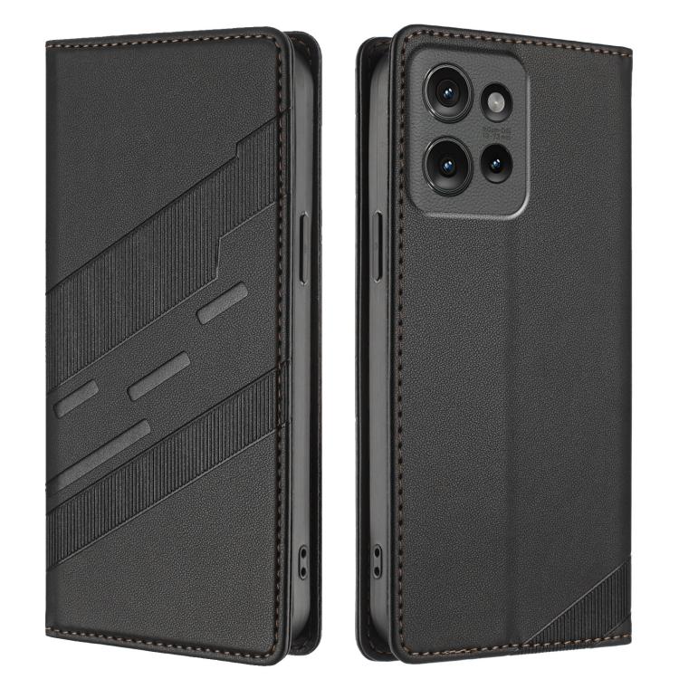 For Motorola Edge 50 Embossed Multi-functional Wallet Retro Leather Phone Case