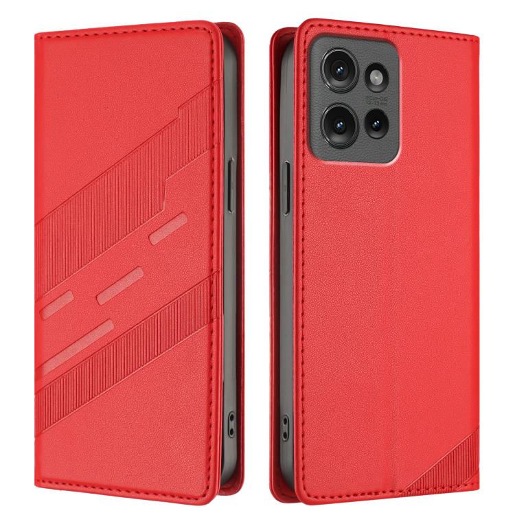 For Motorola Edge 50 Embossed Multi-functional Wallet Retro Leather Phone Case