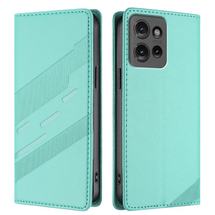 For Motorola Edge 50 Embossed Multi-functional Wallet Retro Leather Phone Case