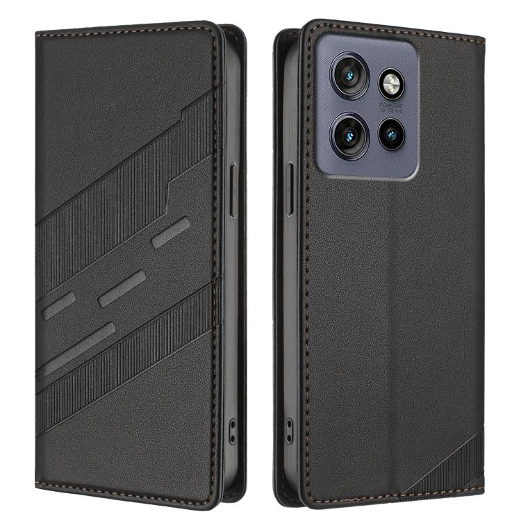 For Motorola Edge 50 Neo Embossed Multi-functional Wallet Retro Leather Phone Case