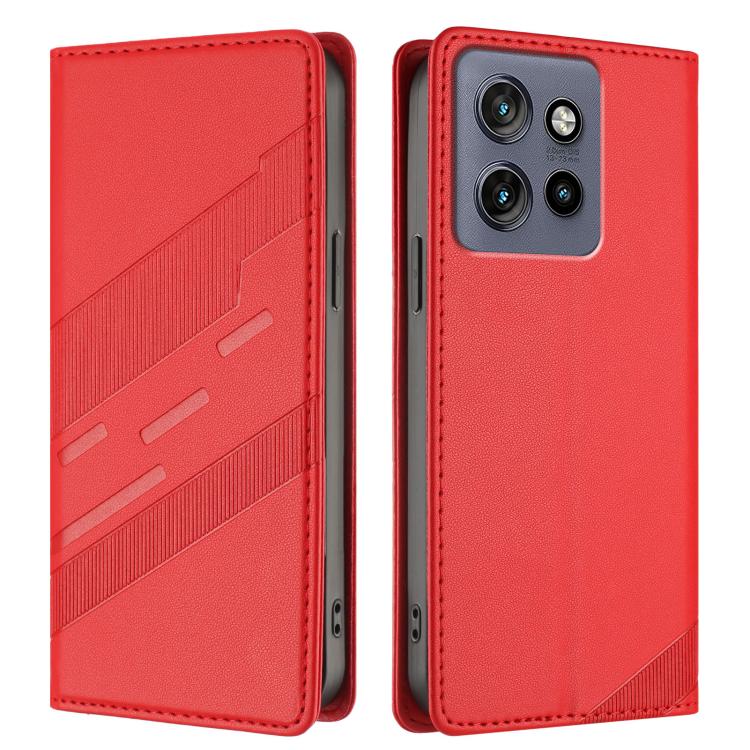 For Motorola Edge 50 Neo Embossed Multi-functional Wallet Retro Leather Phone Case