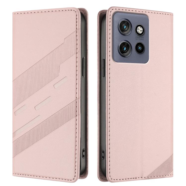 For Motorola Edge 50 Neo Embossed Multi-functional Wallet Retro Leather Phone Case