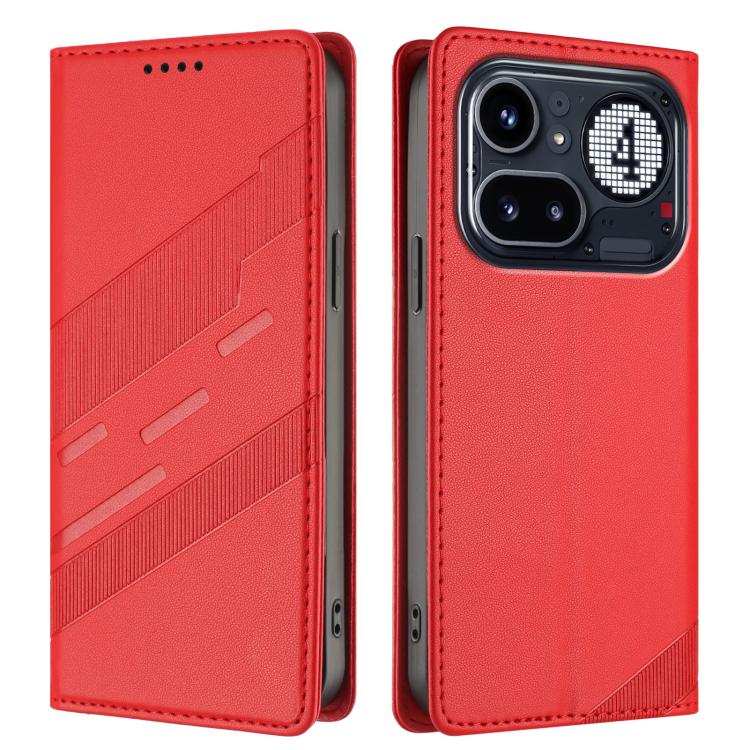 For Nothing Phone 4a Pro Embossed Multi-functional Wallet Retro Leather Phone Case