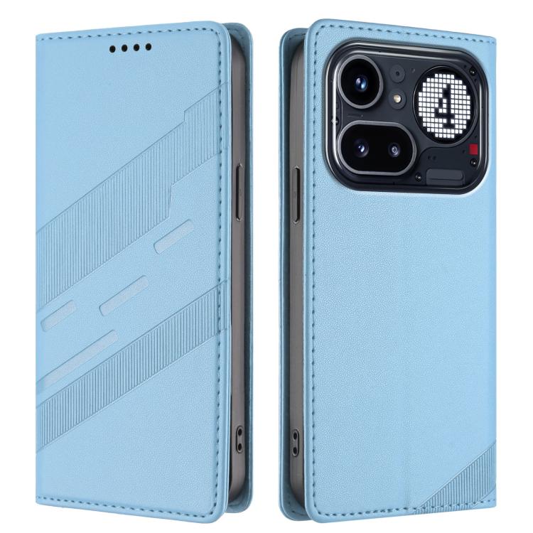 For Nothing Phone 4a Pro Embossed Multi-functional Wallet Retro Leather Phone Case