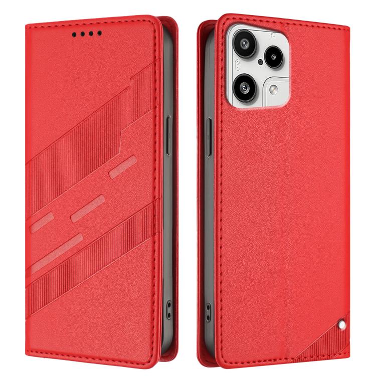 For Nothing Phone 3a Lite Embossed Multi-functional Wallet Retro Leather Phone Case