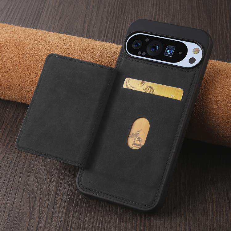 For Google Pixel 9 Pro XL Forwenw F8 Series 2 in 1 Magnetic Card Slot Leather Phone Case
