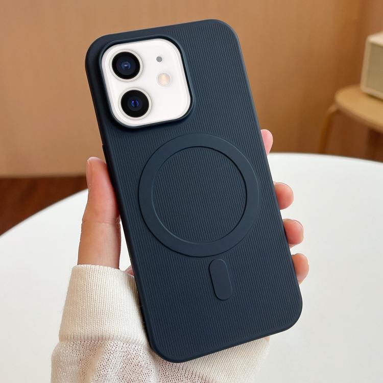 For iPhone 11 Stripe MagSafe TPU Phone Case