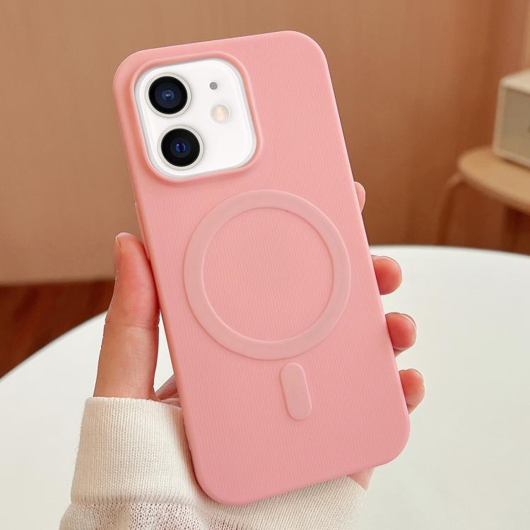 For iPhone 11 Stripe MagSafe TPU Phone Case