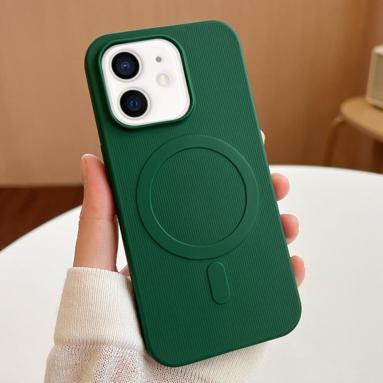 For iPhone 12 Stripe MagSafe TPU Phone Case