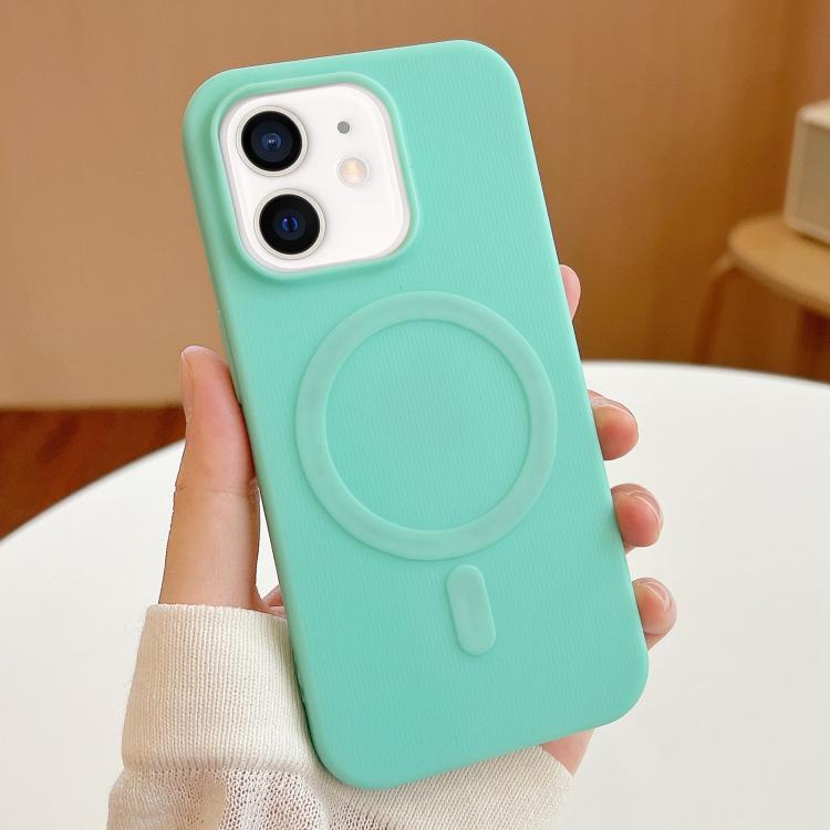 For iPhone 12 Stripe MagSafe TPU Phone Case