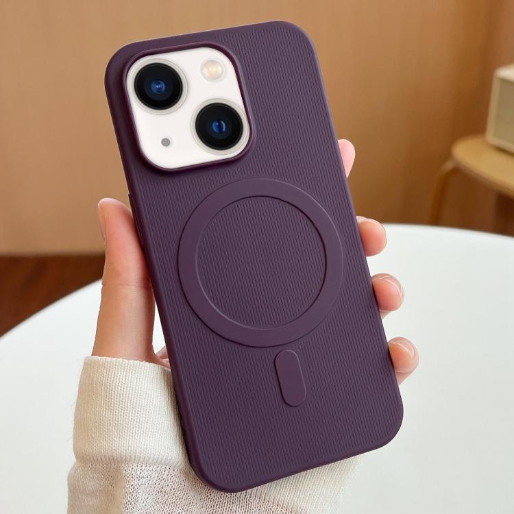 For iPhone 13 Stripe MagSafe TPU Phone Case